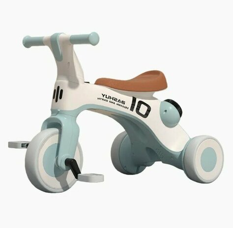 Kinderfiets en Loopfiets voor kinderen - 3 wielen-  2in1 - comfortabel, stabiel en leerzaam