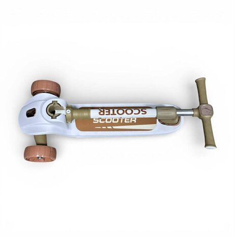 Kinderstep 3 Wielen - Scooter - Driewieler Step Opvouwbaar - Kantelstep - Met Licht &amp; Muziek S