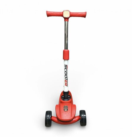 Kinderstep 3 Wielen - Scooter - Driewieler Step Opvouwbaar - Kantelstep - Met Licht &amp; Muziek S