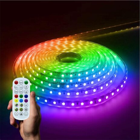 LED - Strip - Complete set - RGB Veelgebruikte kleurrijke RGB - Lichtstrip van 10 meter SMART