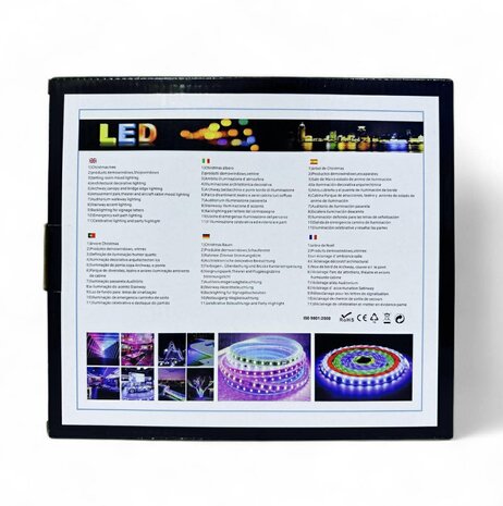 LED - Strip - Complete set - RGB Veelgebruikte kleurrijke RGB - Lichtstrip van 10 meter SMART