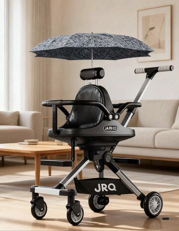 Tweeling Kinderwagen met Parasol - Lichtgewicht - Opvouwbaar - Aluminium Frame - Met Rem &amp; Demping - Voor 6 Maanden tot 4 Jaar