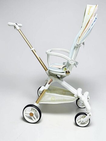 Kinderwagen Kxiaohe  K3 Buggy - Luxe, Lichtgewicht &amp; Inklapbare voor 0-3 Jaar Wit blauw roze