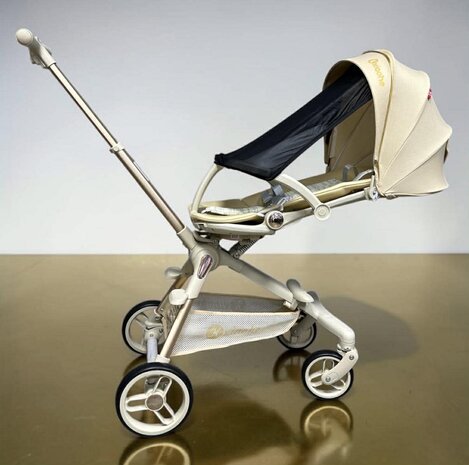 Kinderwagen Kxiaohe  K3 Buggy - Luxe, Lichtgewicht &amp; Inklapbare voor 0-3 Jaar beige