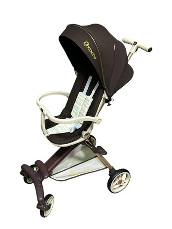 Kinderwagen Kxiaohe  K3 Buggy - Luxe, Lichtgewicht &amp; Inklapbare voor 0-3 Jaar brown - beige