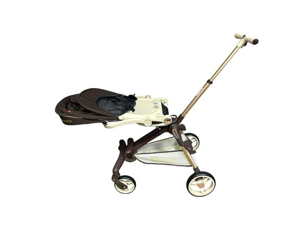 Kinderwagen Kxiaohe  K3 Buggy - Luxe, Lichtgewicht &amp; Inklapbare voor 0-3 Jaar brown - beige