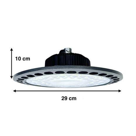 UFO LED Hoog Bouwverlichting 150W K3000 kleurtemperatuur - magazijn-, industri&euml;le en fabriekslamp
