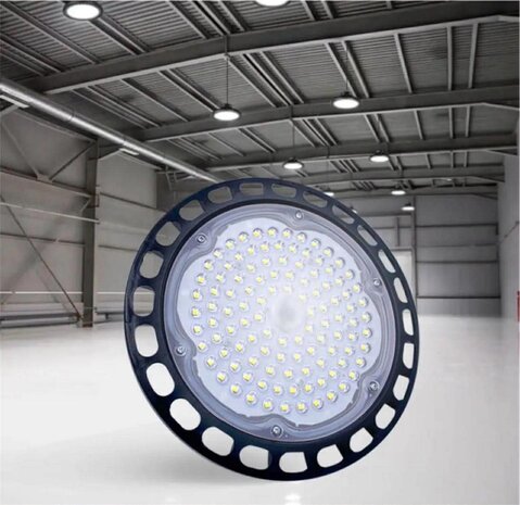 UFO LED Hoog Bouwverlichting 150W K3000 kleurtemperatuur - magazijn-, industri&euml;le en fabriekslamp