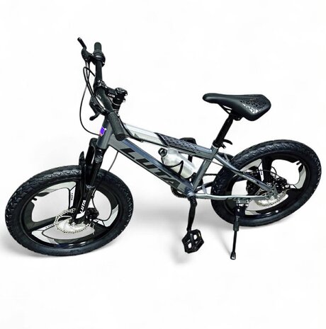 Mountainbike 20 inch voor mannen en vrouwen &ndash; 7 versnellingen met dubbele schijfremmen &ndash; Spatborden &ndash; Velgen &ndash; Fatbike voor kinderen