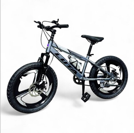 Mountainbike 20 inch voor mannen en vrouwen &ndash; 7 versnellingen met dubbele schijfremmen &ndash; Spatborden &ndash; Velgen &ndash; Fatbike voor kinderen