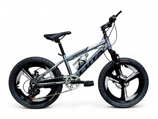 Mountainbike 20 inch voor mannen en vrouwen &ndash; 7 versnellingen met dubbele schijfremmen &ndash; Spatborden &ndash; Velgen &ndash; Fatbike voor kinderen