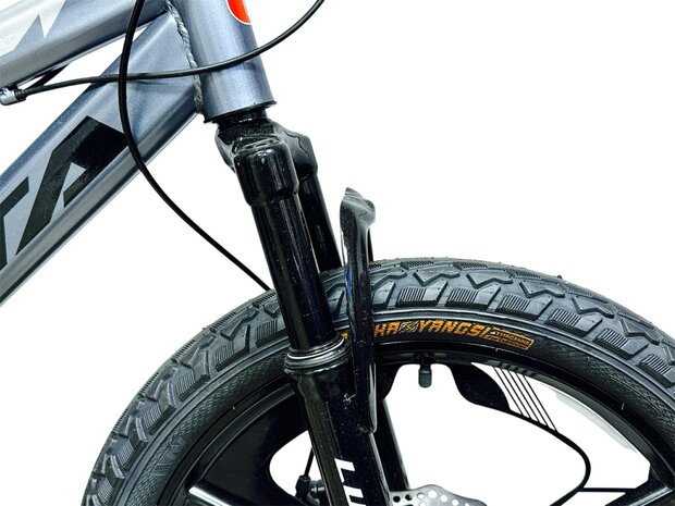 Mountainbike 20 inch voor mannen en vrouwen &ndash; 7 versnellingen met dubbele schijfremmen &ndash; Spatborden &ndash; Velgen &ndash; Fatbike voor kinderen