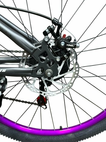 Mountainbike FENGZX - 26 inch voor dames en heren - 21 versnellingen met dubbele schijfremmen