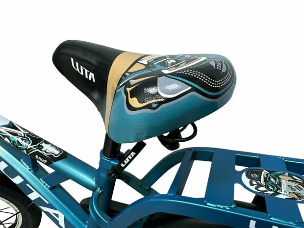 Kinderfiets, voor Jongens- en meisjesfietsen, 16 inch LUTA in hoogte verstelbare kinderfiets