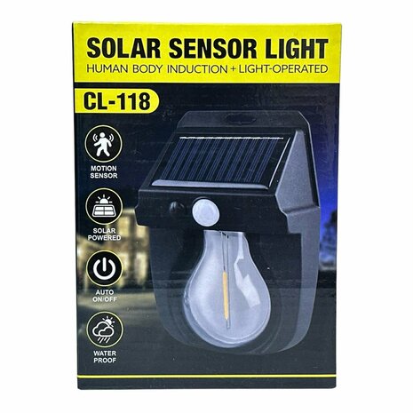 Zonnebestendige IP65-lampen voor buiten, beweegbare sensoren, LED-terraslampen, bewegingssensorlampen