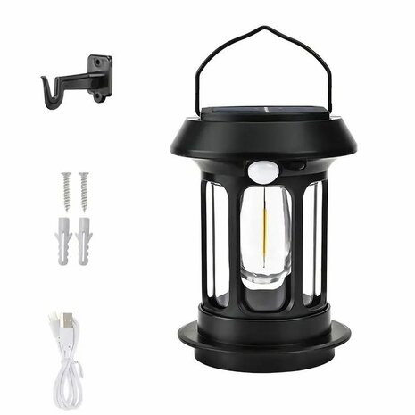 Dit is de BK-5808 Solar Sensor Light, een multifunctionele buitenlantaarn ontworpen voor gemak, duurzaamheid en veiligheid.
