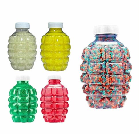 Gel balletjes MIX kleur - grote fles 50.000 stuks - 210 gram - Gelblaster ballen - 7-8mm