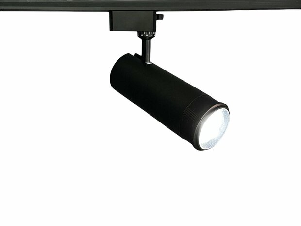 LED-Schienenstrahler Schwarz - 10 bis 30 Watt (CCT, manuell einstellbar) Lichtfarbe: einstellbar auf 3000K, 4000K, 6000K (CCT, manuell einstellbar)