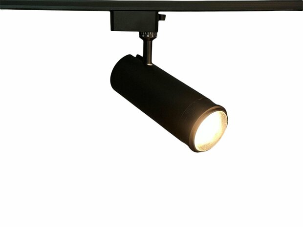 LED-Schienenstrahler Schwarz - 10 bis 30 Watt (CCT, manuell einstellbar) Lichtfarbe: einstellbar auf 3000K, 4000K, 6000K (CCT, manuell einstellbar)