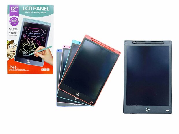 Tekentablet voor Kinderen - Tekenbord - Educatief 12 inch LCD Tablet - Speelgoed voor Kinderen