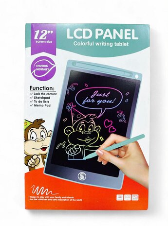 Tekentablet voor Kinderen - Tekenbord - Educatief 12 inch LCD Tablet - Speelgoed voor Kinderen