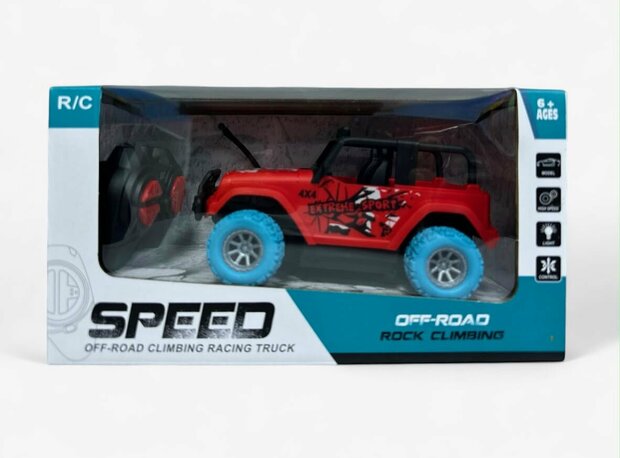 Rc Auto Extreme Sport Car - Rc auto - Oplaadbaar Accu + USB lader 
