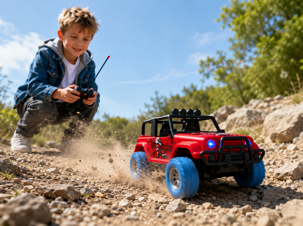 Rc Auto Extreme Sport Car - Rc auto - Oplaadbaar Accu + USB lader 
