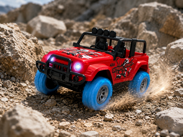Rc Auto Extreme Sport Car - Rc auto - Oplaadbaar Accu + USB lader 