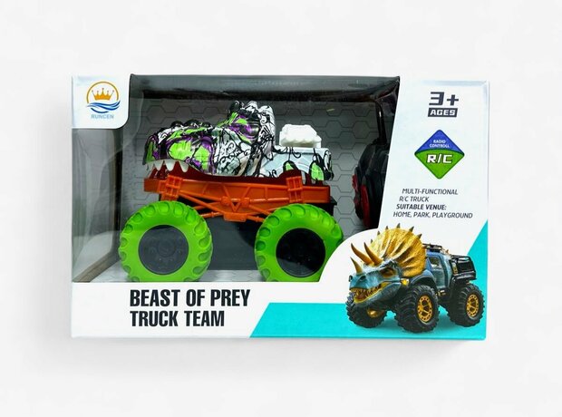 Mini Bestuurbare Raceauto - BEAST of PREY - RC CAR - Oplaadbaar + USB