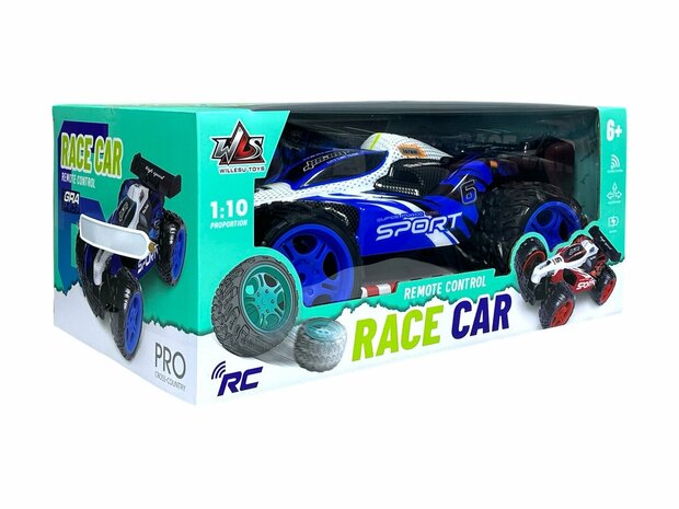 RC Race Buggy - 1:10 - bestuurbare Sportauto - Oplaadbaar - Red Racer
