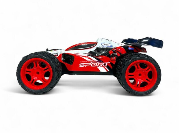 RC Race Buggy - 1:10 - bestuurbare Sportauto - Oplaadbaar - Red Racer mix