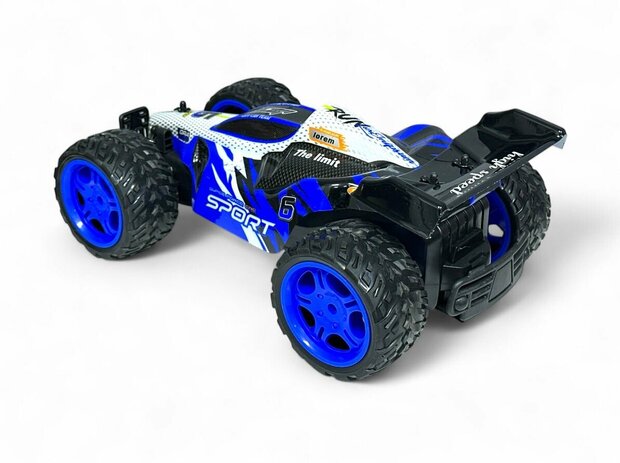 RC Race Buggy - 1:10 - bestuurbare Sportauto - Oplaadbaar - Red Racer mix