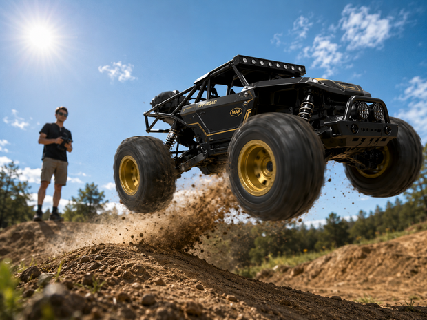 RC Auto Monster Storm - 2.4ghz - 15KM/U - Metal Body - 1:12 SYRCAR&reg; 