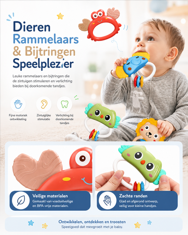 Muzikale Baby Mobiel met Projector, Muziek &amp; 360&deg; Rotatie en Timer IBI-IRN 
