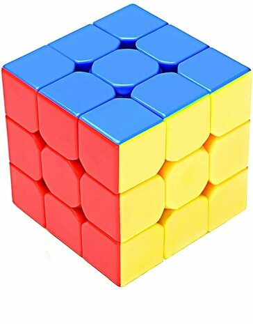 CUBE 3-in-1 Puzzelset Stickerloos &ndash; 3x3, 5x5 &amp; Pyraminx Breinspel