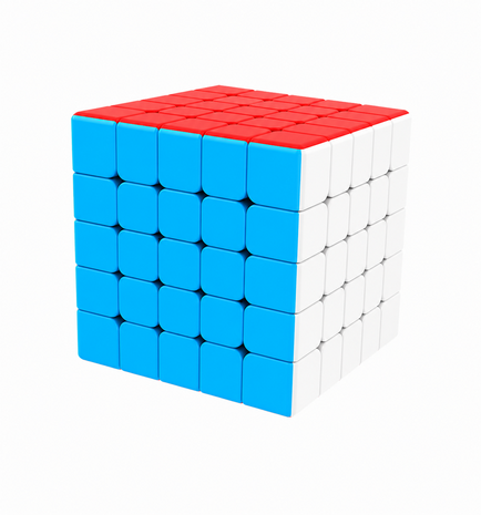 CUBE 3-in-1 Puzzelset Stickerloos &ndash; 3x3, 5x5 &amp; Pyraminx Breinspel