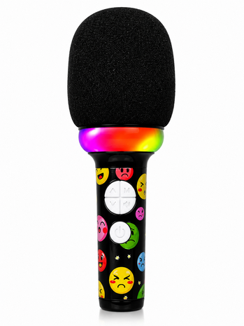 Kinderen Karaoke Microfoon met Speaker, LED Verlichting - Bluetooth - Voice Changer &amp; Oplaadbaar