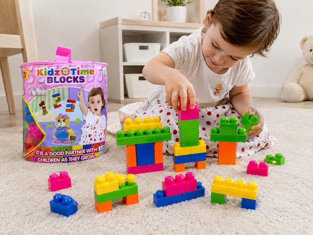 Blocks - Bouwblokken Set &ndash; 30 stuks Grote Bouwstenen voor Peuters