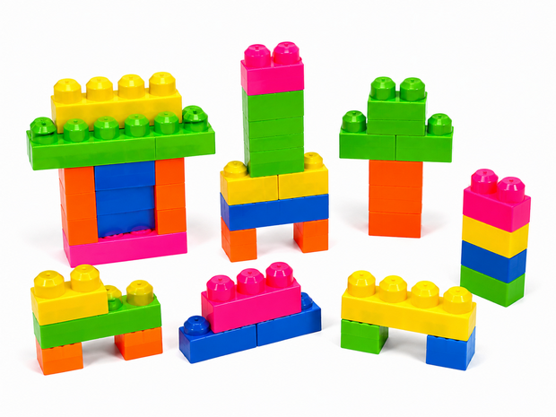 Blocks - Bouwblokken Set &ndash; 30 stuks Grote Bouwstenen voor Peuters