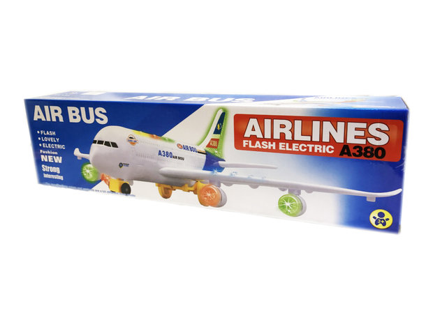 Airbus speelgoed vliegtuig A380 -44cm