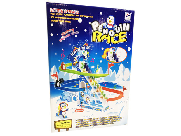 Jouets de course de pingouins