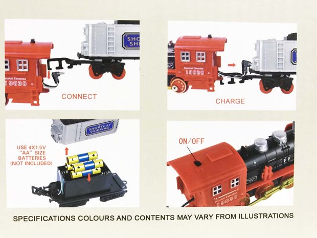 Smoking train speelgoed groothandel | TRAIN KING(103x78CM)