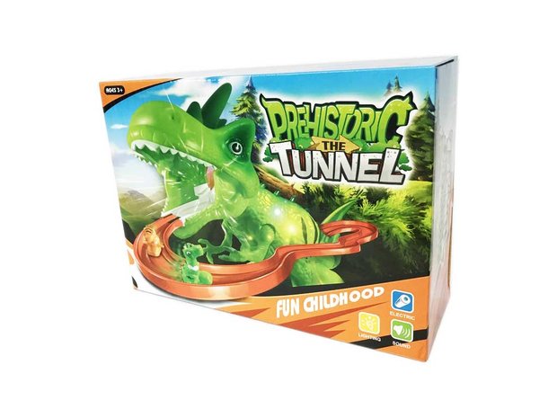 Prehistoric the Tunnel - Dinosaurus glijbaan tunnel speelgoed 30CM