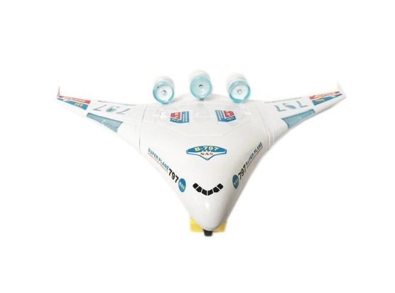 Future plane 797 speelgoed vliegtuig met led lichtjes en geluid - Jumbo Airplane