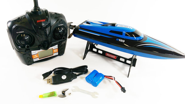  RC Race Boot H100- High Speed Racing Boat 2.4GHZ - Skytech SPEED 20KM