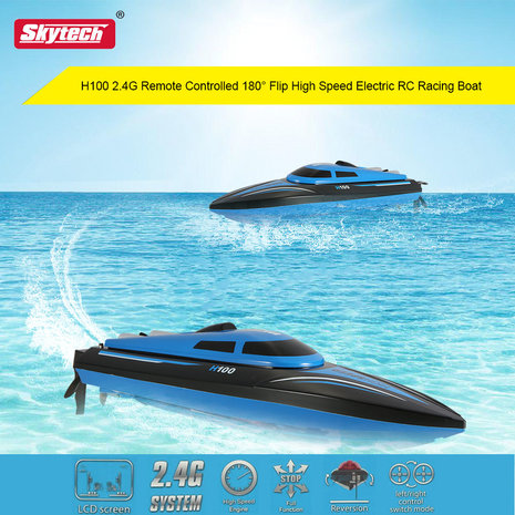  RC Race Boot H100- High Speed Racing Boat 2.4GHZ - Skytech SPEED 20KM