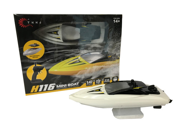 Rc mini Boat H116 - Radiografisch bestuurbaar boot 2.4GHZ - 1:47 