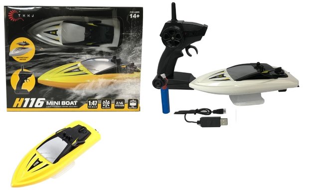 Rc mini Boat H116 - Radiografisch bestuurbaar boot 2.4GHZ - 1:47 