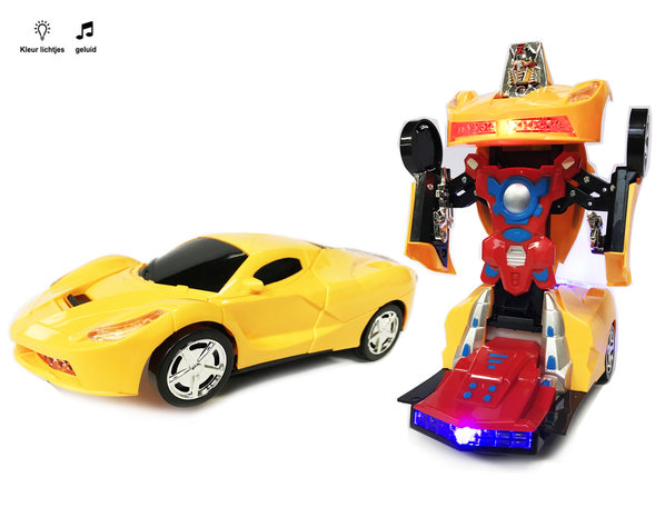 Transform - Robot Race car - 2in1 robot en auto