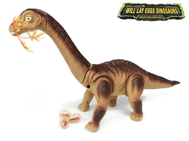 Almachtig Conventie Overzicht Dinosaurus speelgoed - Diplodocus - Dino geluiden - legt eieren - 51CM -  Q&A Impex. Spielzeug großhandel Holland